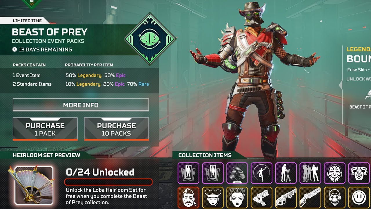 NEW Beast Of Prey Event Store Items Apex Legends APEX LEGENDS