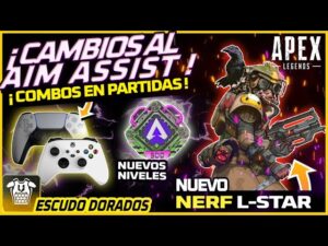 APEX LEGENDS | F POR EL AIM ASSIST | L-STAR NERF | CAMBIOS A ESCUDOS | NUEVO PROGRESO | PAXROMANO