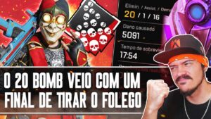 FIZ 20 KILLS E 5000 DE DANO NA RANKED SOLO | APEX LEGENDS