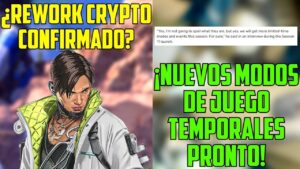 ¿CRYPTO REWORK CONFIRMADO? + ¡NUEVOS MODOS DE JUEGO TEMPORALES PRONTO! APEX LEGENDS TEMPORADA 10