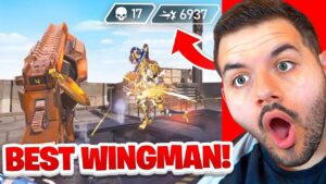 Reacting to Selly THE BEST WINGMAN PLAYER EVER in Apex Legends!