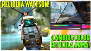 ¡EVENTO RAIDERS!: WATTSON RELIQUIA, SKINS Y RECOMPENSAS GRATIS, CAMBIOS MIRILLA ¡Y MÁS! APEX LEGENDS