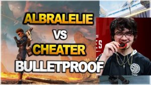 TSM Albalelie 3 vs 1 "Cheater " LAST 2 SQUAD !!  | BULLETPROOF ( apex legends )