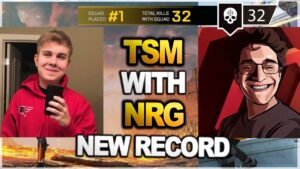 TSM WITH NRG   |  Apex Predator Season 11 gets KILL RECORD 32 ( squad KILLS ) |  ( apex legends )