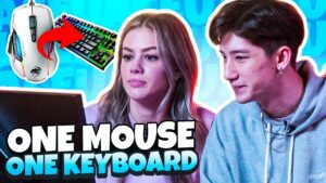 aceu & LuluLuvely take on the one mouse, one keyboard challenge