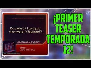 ¡PRIMER TEASER TEMPORADA 12 APEX LEGENDS! SUB ESPAÑOL TV OUTLANDS APEX LEGENDS