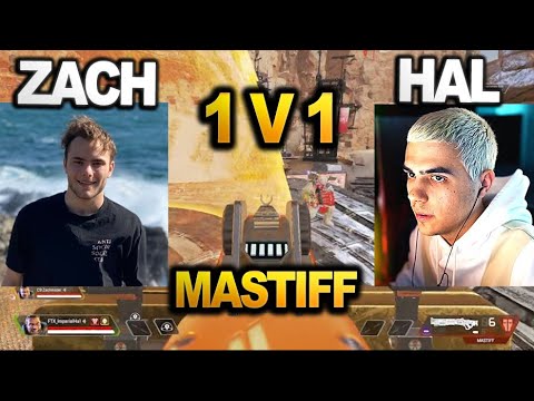 TSM ImperialHal vs C9 Zach 1v1 in Apex Legends Firing Range ( MASTIFF ...