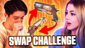 aceu, LuluLuvely & Rogue take on the Weapon swap challenge...