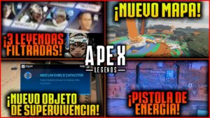 ¡3 nuevas leyendas, Nuevo mapa, Nuevos objetos, pistola de energía y mas filtraciones! Apex legends