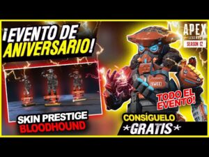 Apex Legends: CONSIGUE *GRATIS* SKIN EVOLUTIVA BLOODHOUND Y EVENTO DE ANIVERSARIO | Dif. Metodos