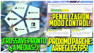 ¡CROSSAVE PRONTO + PENALIZACIÓN MODO CONTROL + PRÓXIMO PARCHE (FPS Y MÁS)! APEX LEGENDS TEMPORADA 12
