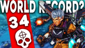 NEW APEX LEGENDS MODE DAY 1 WORLD RECORD - 34 KILLS