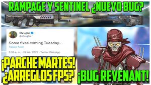 ¡PROBLEMAS SENTINEL RAMPAGE + BUG REVENANT + NUEVO PARCHE MAÑANA! APEX LEGENDS TEMPORADA 12