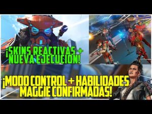 ¡SKINS REACTIVAS Y NUEVA EJECUCIÓN BLOODHOUND! + ¡HABILIDADES MAGGIE Y MODO CONTROL! APEX LEGENDS