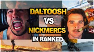 Daltoosh team vs Nickmercs team in ranked | DALTOOSH REACTS TO NICKMERCS  ( apex legends )
