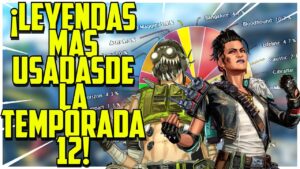 ¡TOP LEYENDAS DE MENOR A MAYOR POPULARIDAD EN APEX LEGENDS TEMPORADA 12!