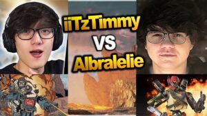 Albralelie vs iitztimmy in ranked..  iiTzTimmy stunned snip3down and the entire predatory lobby!!