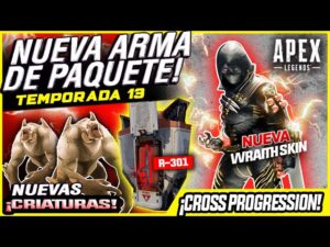 Apex Legends: R-301 ARMA DE PAQUETE? | CROSS PROGRESSION | WRAITH | NUEVAS CRIATURAS | PAXROMANO