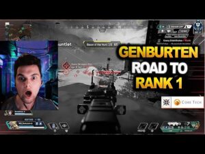 Genburten road to rank 1 !! GENBURTEN reaches apex predator rank in this match ( apex legends )