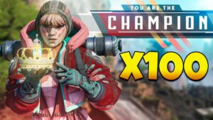 Getting 100 STRAIGHT WINS in Under 24 Hours in Apex Legends