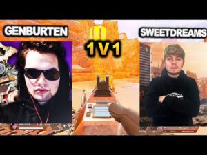 Sweetdreams vs Genburten 1v1 in Apex Legends  ( Peacekeeper only )