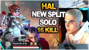 TSM Imperialhal dominated NEW RANKED SPLIT  with 16 Kills ( apex legends )