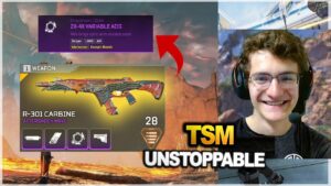 TSM Verhulst shows Why The  R-301 with 2x-4x variable aog Scope is OP in ranked ( apex legends )