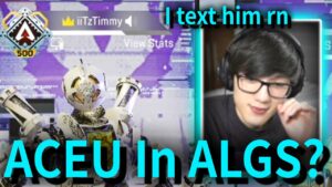 Timmy Texts Aceu for Substitute in ALGS on Stream | Apex Legends Daily Highlights & Funny Moments