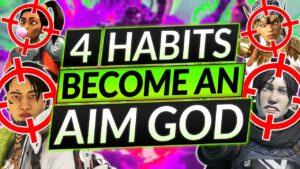 4 AIM HABITS to MASTER  - Crosshair, Recoil, Hipfire & Positioning - Apex Legends Guide