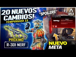 APEX LEGENDS TEMPORADA 13: 20 CAMBIOS Y COSAS QUE LLEGARÁN