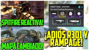 ¡CARABINA 301 Y RAMPAGE REMOVIDAS + SKIN REACTIVA + CAMBIOS MAPAS Y MÁS! APEX LEGENDS TEMPORADA 13