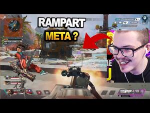 Lou  tries using the RAMPART in Ranked.. RAMPART SEASON 13 META !! ( Apex Legends )