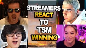 Streamers React to TSM Winning ALGS Finals game 4 ( apex legends )