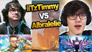 Albralelie team vs iitztimmy team  in ranked.. They only lasted 10 seconds against this team!!