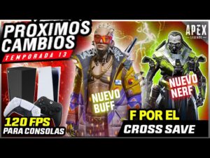 Apex Legends: CROSS PROGRESSION & 120 fps MALAS NOTICIAS / CAMBIOS A LEYENDAS