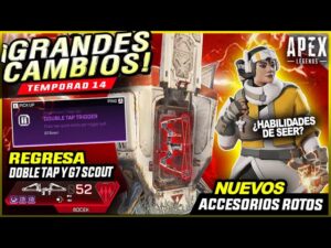 Apex Legends: NUEVOS ACCESORIOS ROTOS | REGRESA DOBLE TAP | NUEVA ARMA DE PAQUETE | PAXROMANO