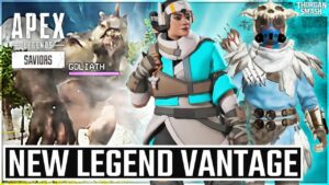 Apex Legends New Legend Vantage Gameplay & Goliath