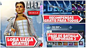 LOBA LLEGA GRATIS! SKINS GRATIS PARA TODOS! TEMPORADA 2 DE APEX LEGENDS MOBILE! TODO LO NUEVO!