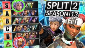 NEW LEGENDS Tier List for SPLIT 2 of SEASON 13 - BEST + WORST Legends - Apex Legends Guide