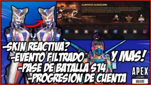 ¡Nuevo evento, Progresión de cuenta y... ¿skin reactiva de Loba?! Apex Legends SAVIORS