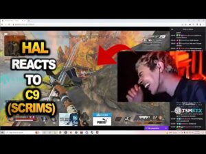 TSM Imperialhal watched and reacted to C9 team's key scrims moments!! ( apex legends )