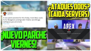 ¡NUEVO PARCHE VIERNES! + ¿ATAQUES DDOS? ¡Y MÁS! APEX LEGENDS TEMPORADA 13