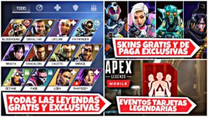 RECOMPENSAS GRATIS EN APEX LEGENDS MOBILE | EVENTO DE TARJETAS LEGENDARIAS GRATIS | LEYENDAS Y MAS