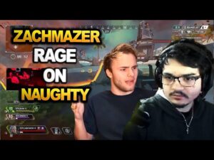 Zachmazer Rages at  Naughty algs tournament!! iitztimmy watch party !! ( apex legends )