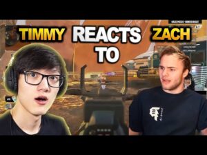iiTzTimmy Reacts to Zachmazer Insane 1V3 in algs tournament ( apex legends )