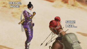 BEING NICE TO TOXIC PLAYERS NO MATTER WHAT! Apex Legends