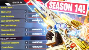 Best Controller Settings + Laser Sight & Reticle In Season 14 (Apex Legends)