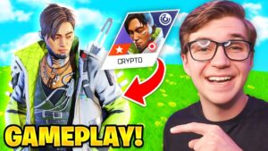 *NEW* LEGEND CRYPTO Gameplay in Apex Legends Mobile!