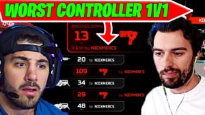 Snip3down Vs Nickmercs Is The Worst Controller 1v1 In Apex History❗