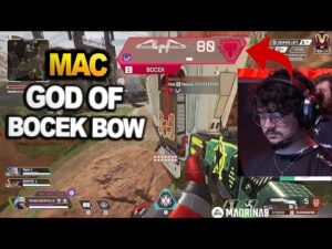TSM Albralelie shows How to use the buffed care package BOCEK BOW in predator lobby ( apex legends )
